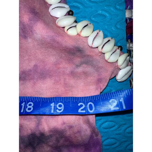 RARE SPELL DESIGNS & THE GYPSY COLLECTIVE HANALEI TIE DYE COWRIE SHELL TANK - Picture 7 of 16